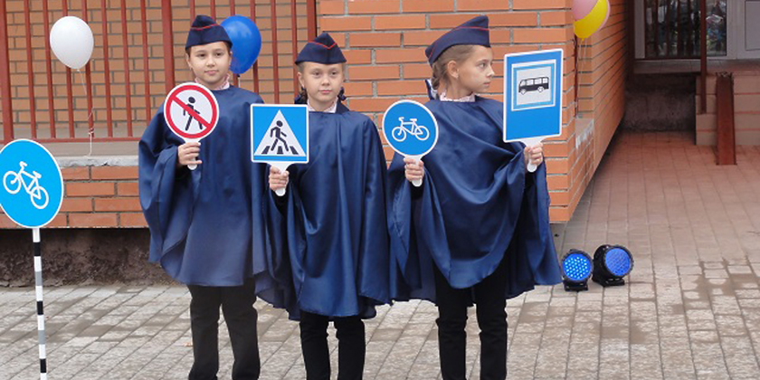 Площадка для обучения детей поведению на дорогах появилась в детском саду №35 города Жуковский