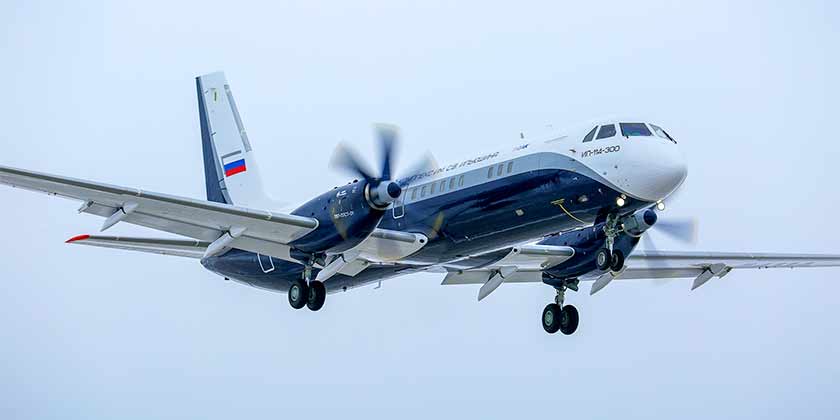 Новый региональный Ил-114-300 совершил первый полет в Жуковском