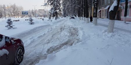 в Жуковском не справляются с уборкой снега