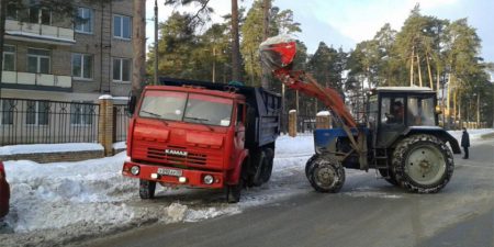 Снег в Жуковском убирается благодаря инспекторам Госадмтехнадзора