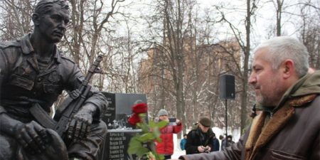 В Жуковском открыли бронзовый памятник погибшим воинам в Афганистане