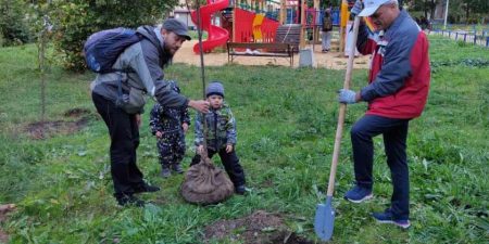 В акции «Наш лес. Посади свое дерево» в Жуковском приняли участие 1000 человек